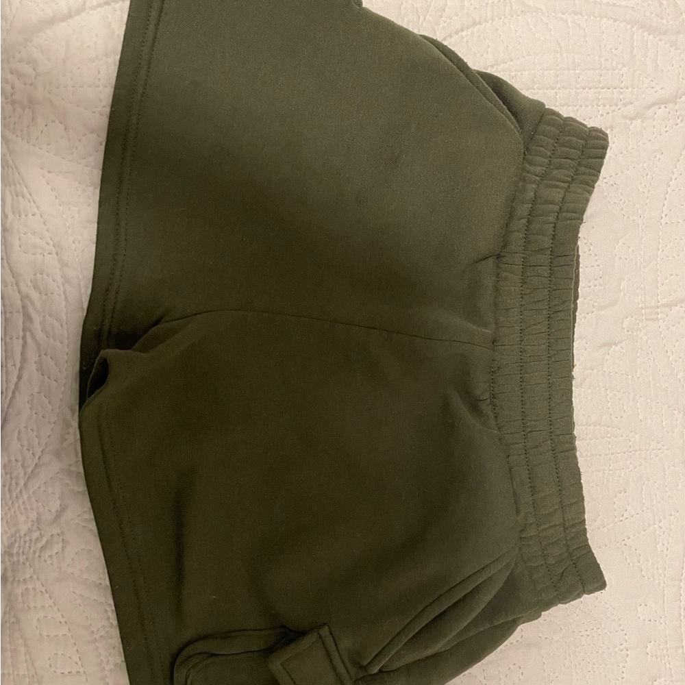 Olive Green Women's Shorts
